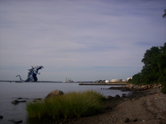 Godzilla invades my hometown