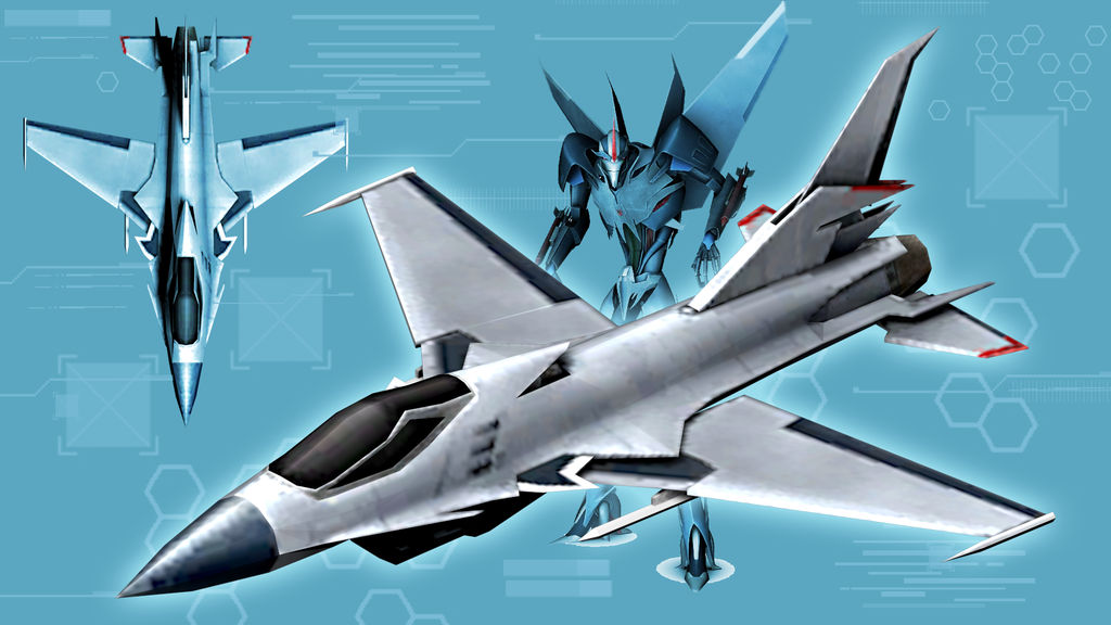 Prime Starscream Jet link to .obj