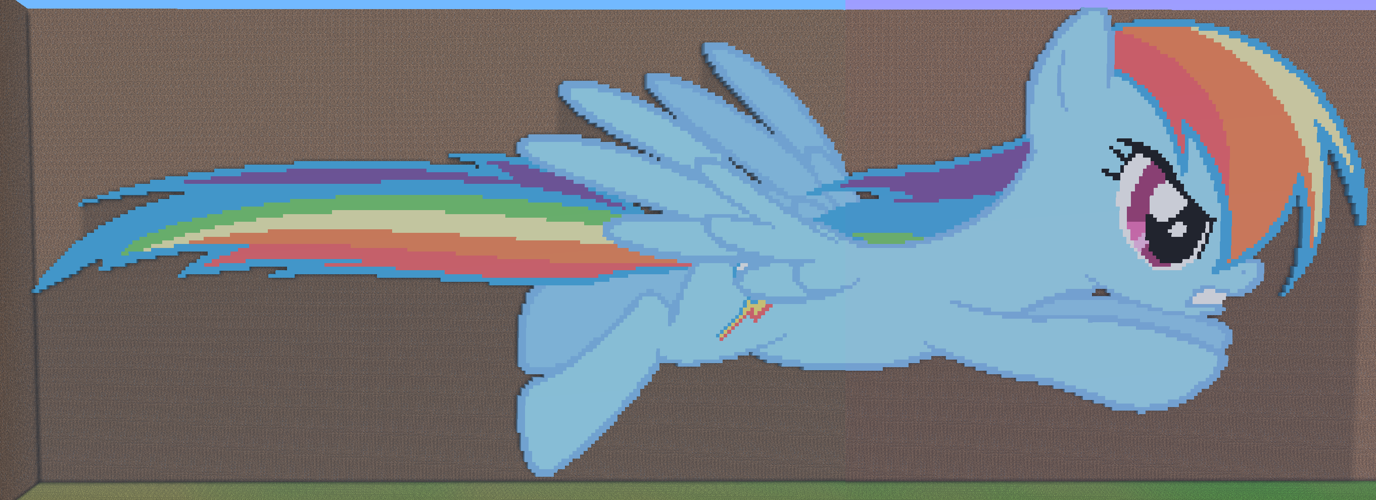 Rainbow Dash Minecraft