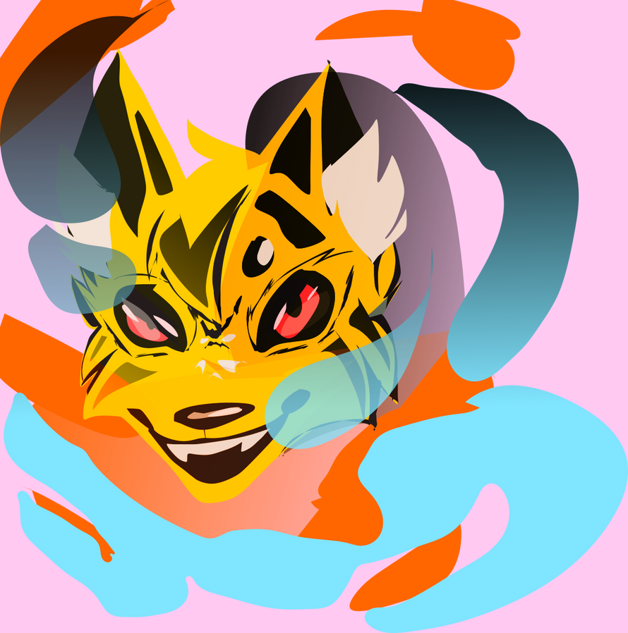 Wolf trying inkscape by Osuya on DeviantArt