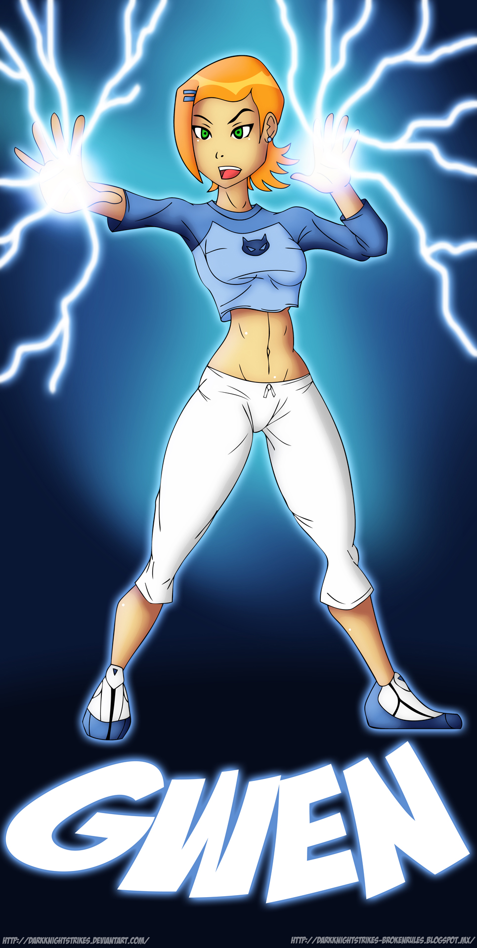 Gwen Tennyson by darkknightstrikes on DeviantArt Gwen Tennyson by darkknightstrikes on DeviantArt