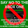 SAY NO TO XBOX ONE