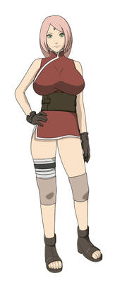 Sakura Haruno as an adult. Edit!