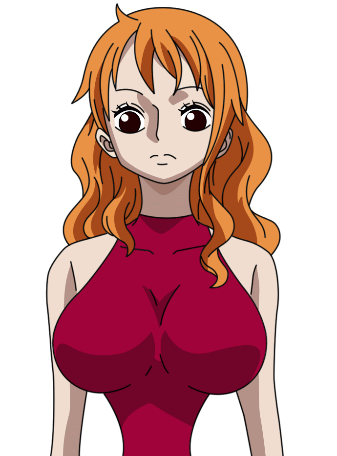Nami Breast Expansion Animation GIF.