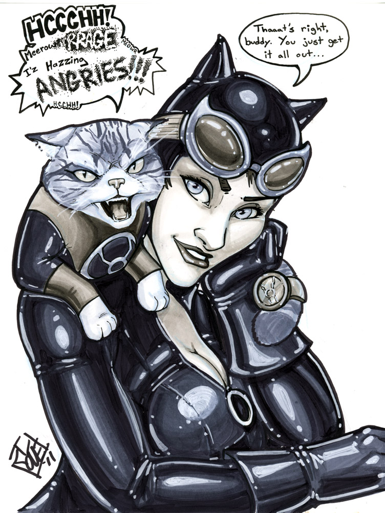 Catwoman and Dex-Starr