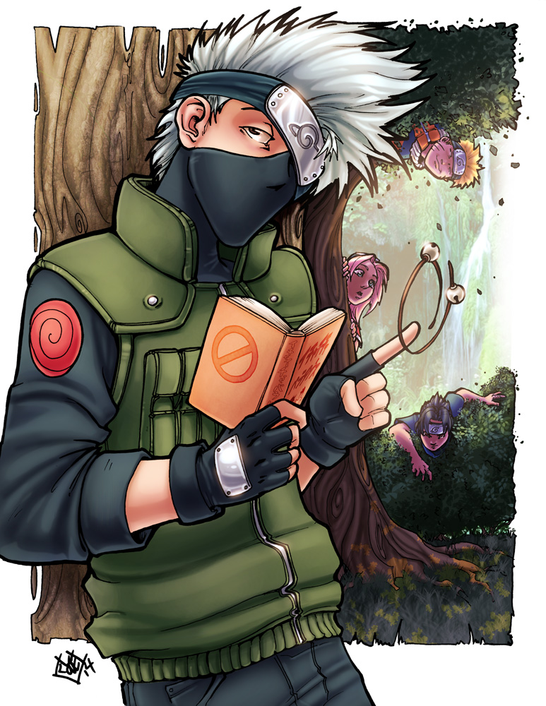 Kakashi And Team 7 digital color