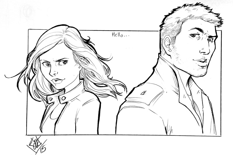 Dean And Buffy C2E2 2015 by ComfortLove