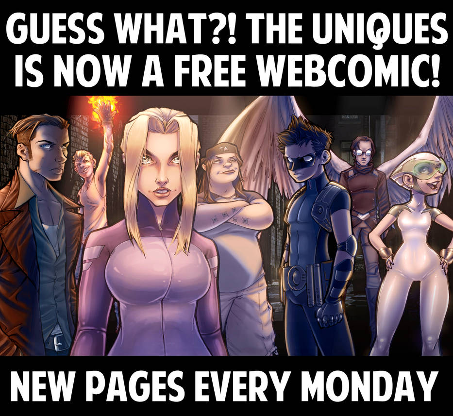 The Uniques is now a FREE Webcomic! by ComfortLove