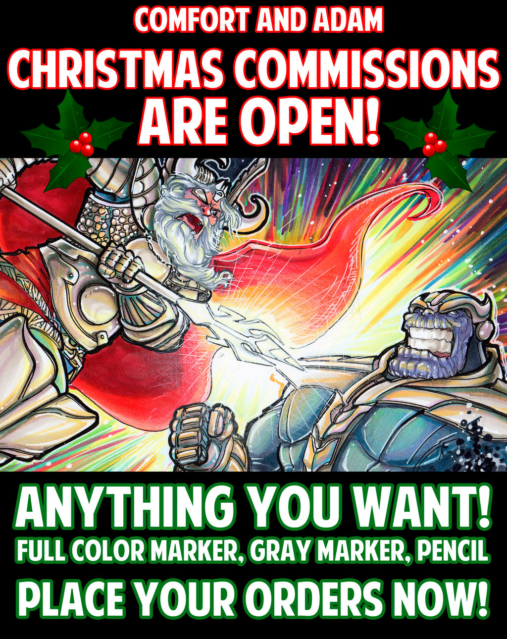 Christmas Commissions are OPEN!