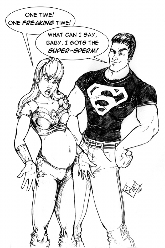 Wonder Girl ... PREGNANT