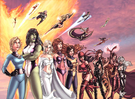 Women of Marvel in Color