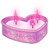 Vday Candle by tomeofbubbies