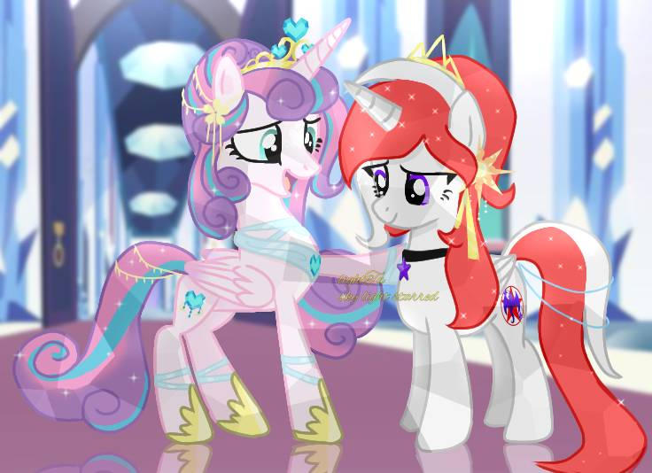 Princess Frurry heart and (me) sky light starred by skylightstarred on ...