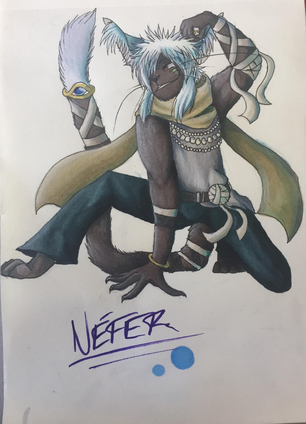 Nefer Character Design Nefer (Traditional) by HikaChanDA on DeviantArt
