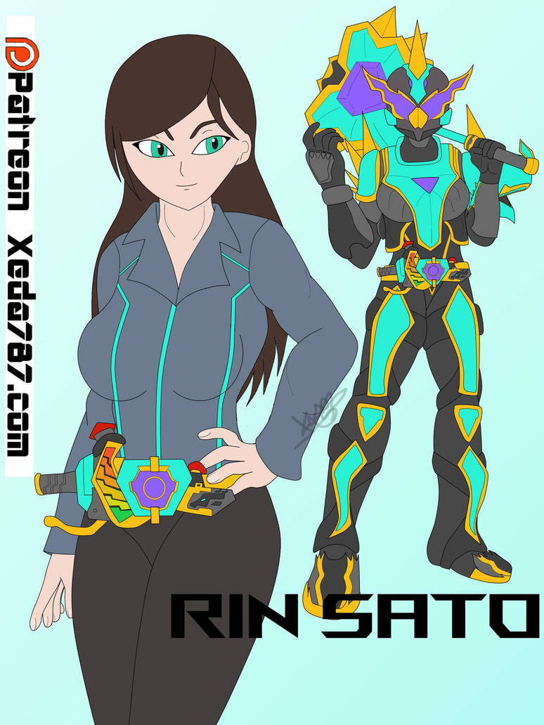 Kamen Rider Amarga (aka Rin Sato) by JayredHarp on DeviantArt