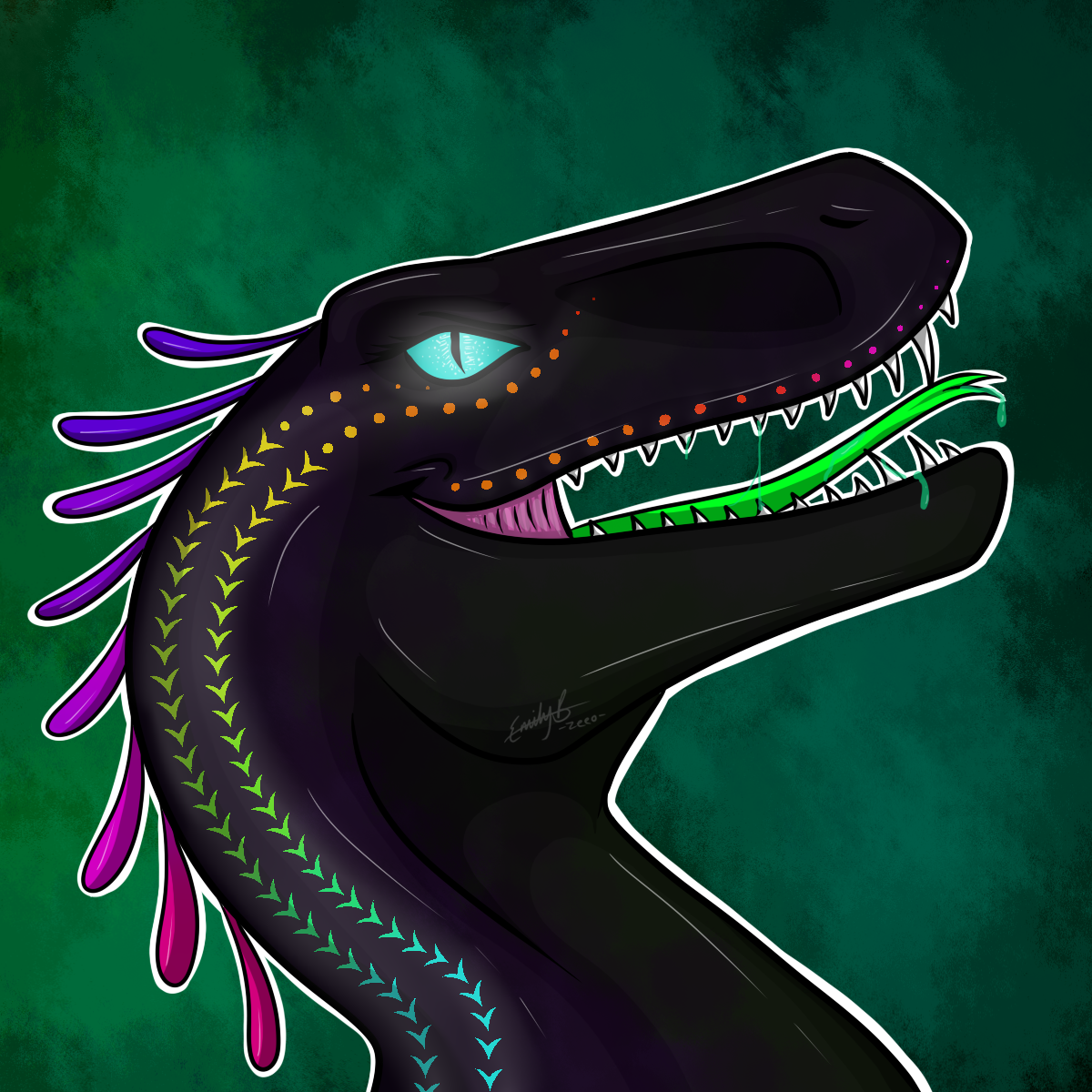 Toxic Raptor Toxic Raptor by ZeekoDraws on DeviantArt