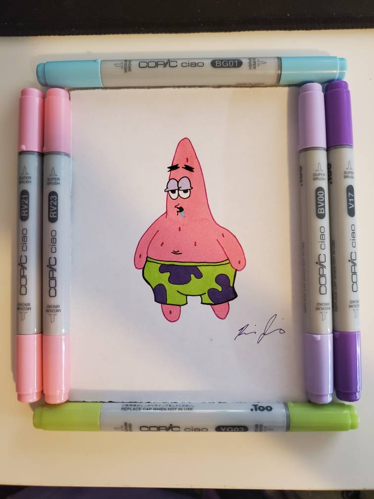 Patrick Star Drooling by RosysMind on DeviantArt
