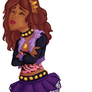 An anxious Clawdeen hopes her kiss is good