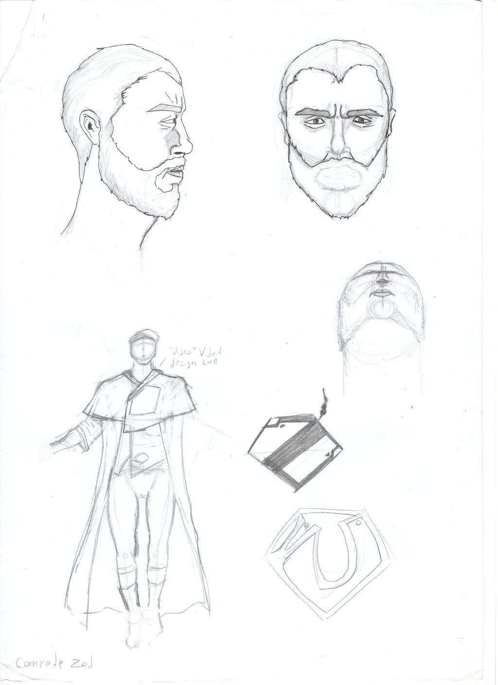 Ultimate DC: Zod Sketches