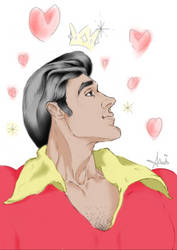 No one is handsome as Gaston (color)