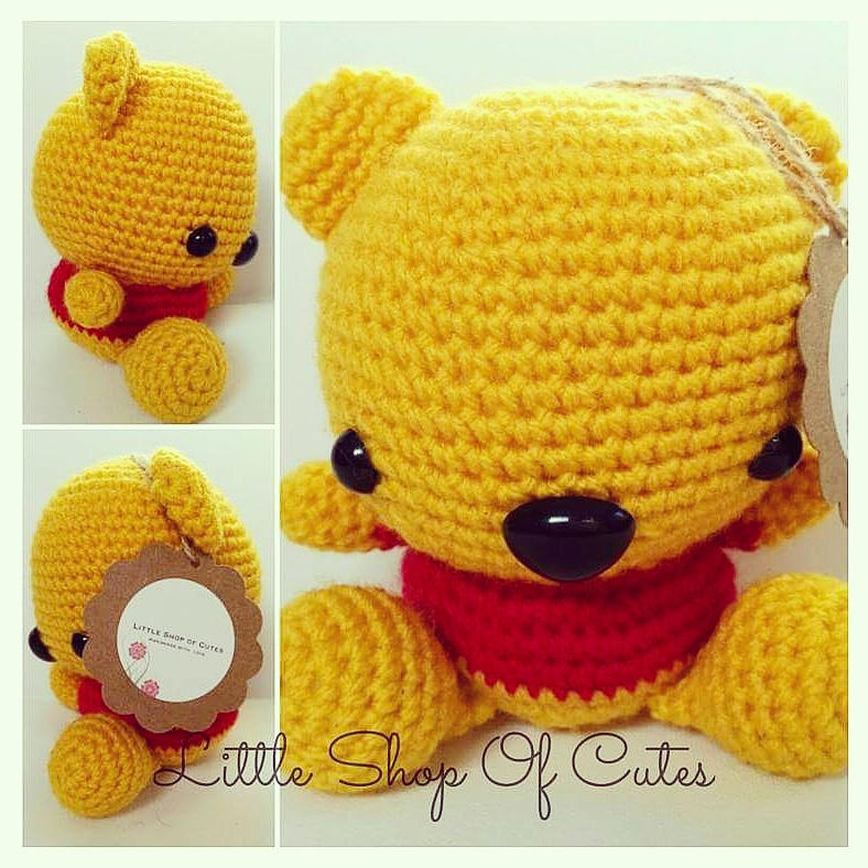 Big Head Pooh Bear by LittleShopOfCutes Big Head Pooh Bear by LittleShopOfCutes