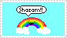 Awesome Rainbow Stamp