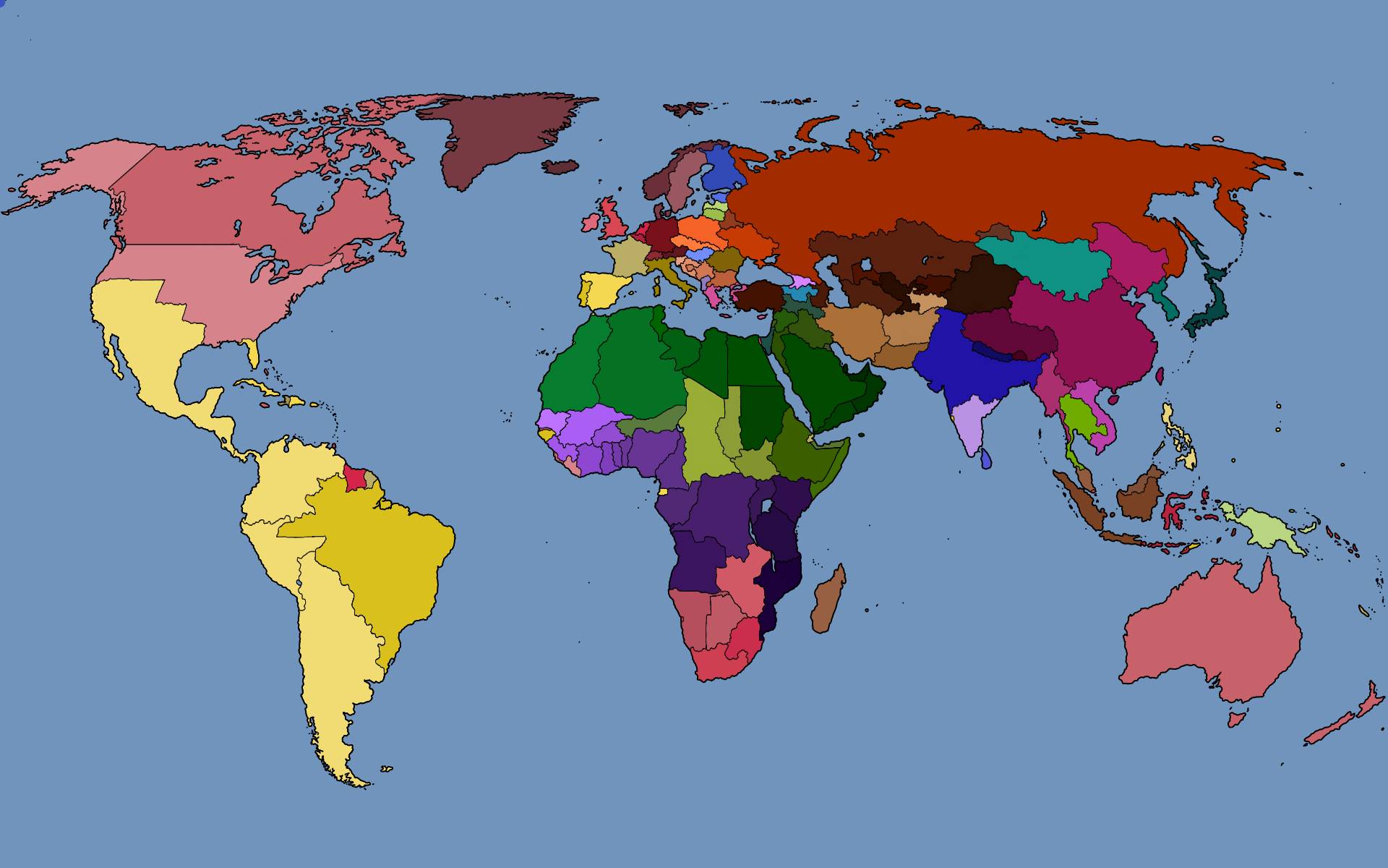 Alternate map of the world (Year 2024) by gatogatitooo on DeviantArt