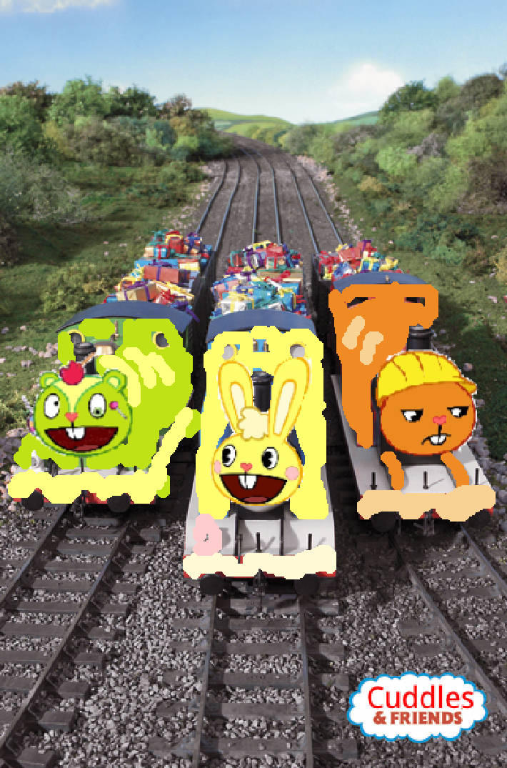 Cuddle Train Cuddle and friends poster by allahdaad9189backup on DeviantArt