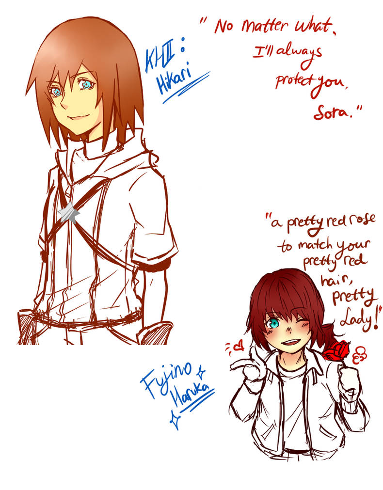 Applause To Our Ancestors Manga Kingdom Hearts: Hikari and Applause: Fujino Haruka by manga1357 on