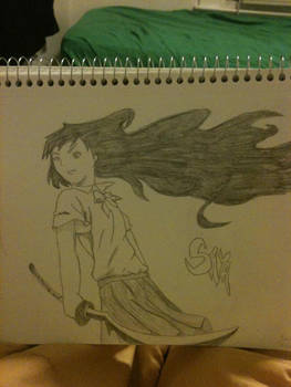 Saya From Blood+....With Long Hair!