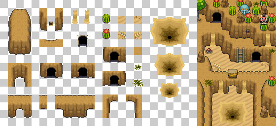 Sandstream Desert Tileset