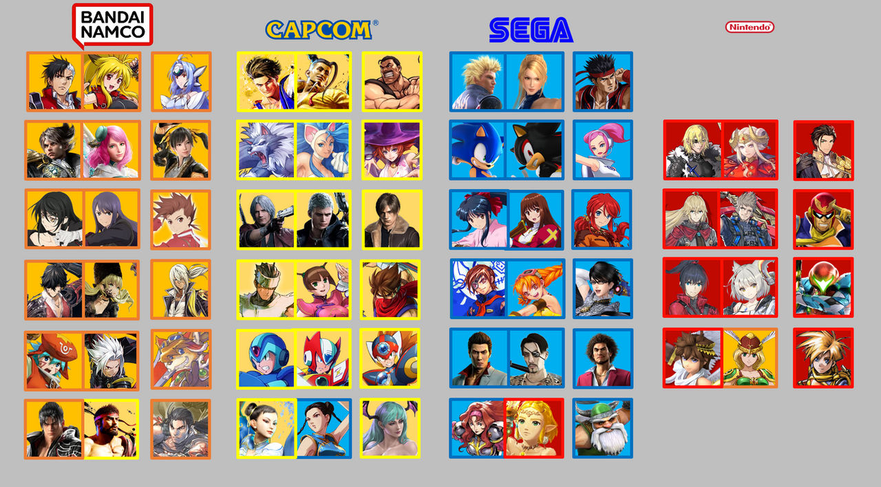 Project M13 Roster Project X Zone 3 Personal Dream Roster by ejm93 on DeviantArt