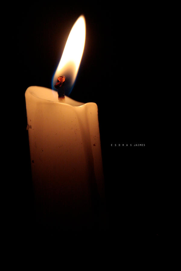Down the light of my candle