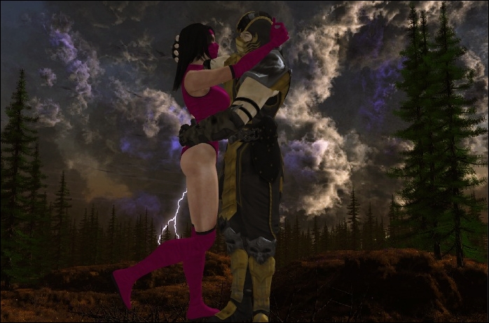 Mileena and Scorpion