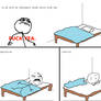 Rage comic, The bed