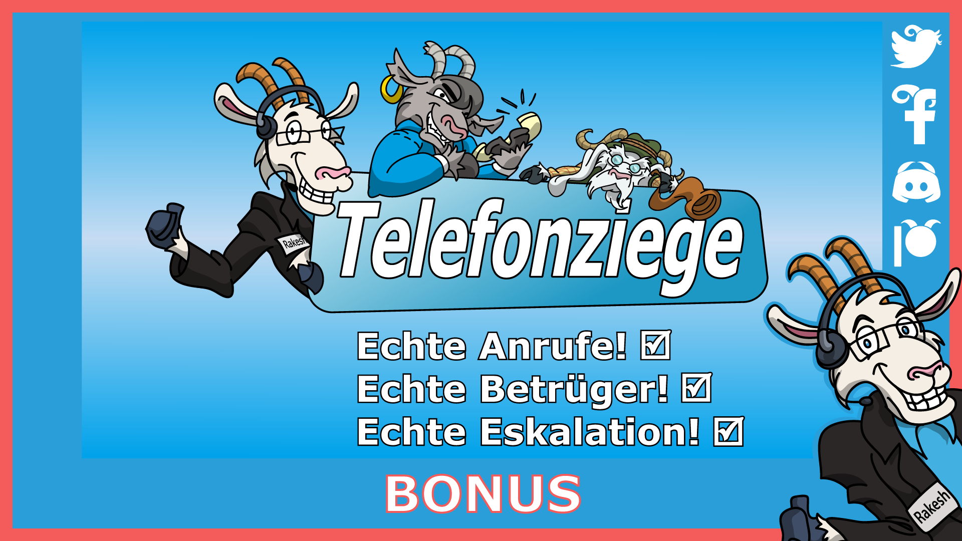 Telefonziege 'Das Intro zum Telefonkrieg'