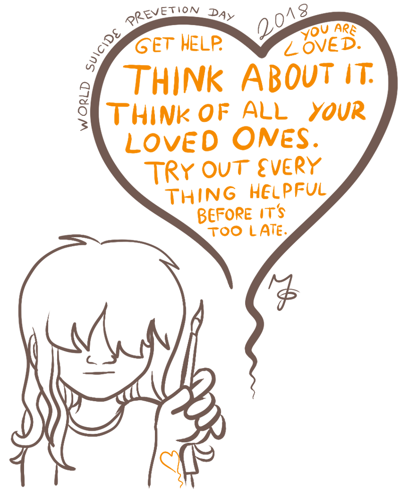 World Suicide Prevention Day 2018 (Quick Drawing) by Tabascofanatikerin