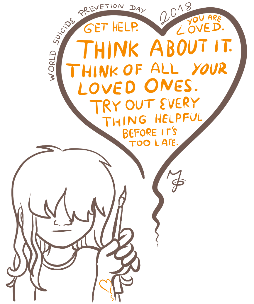 World Suicide Prevention Day 2018 (Quick Drawing) by Tabascofanatikerin