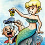 Blow me! A spinachy Mermaid!