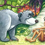 Baloo meets Mowgli