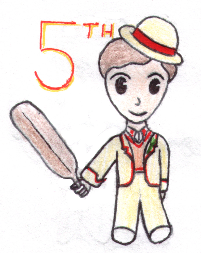 fifth doctor chibi - Cricket