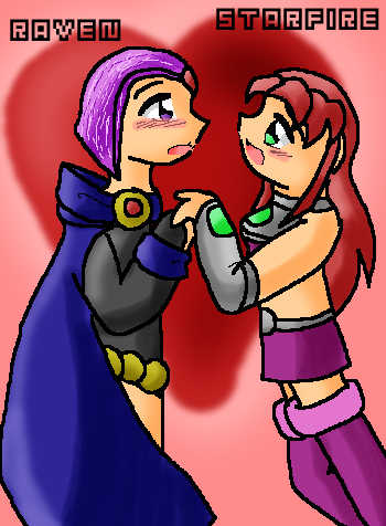 Raven and Starfire for Rinacat