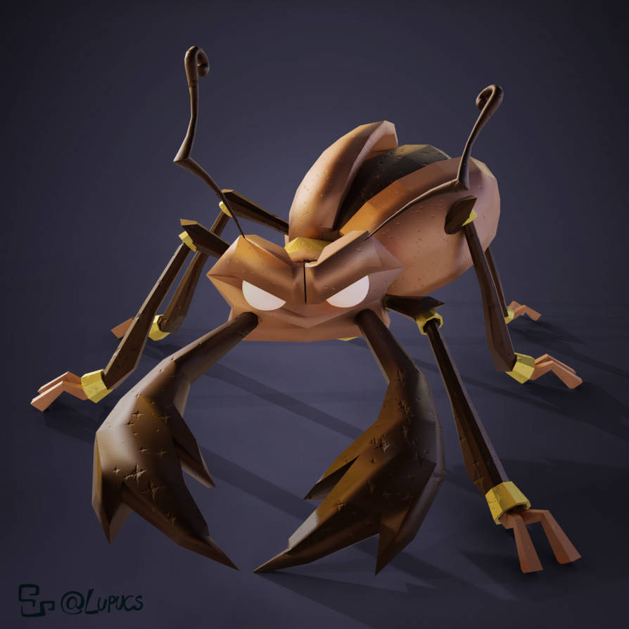 Copper Bug - 3D by Lupucs on DeviantArt