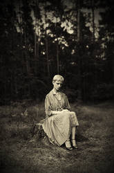 Nastasiya in forest by psychiatrique