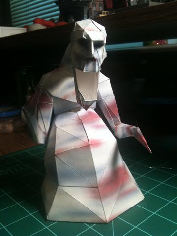 Dead hand papercraft