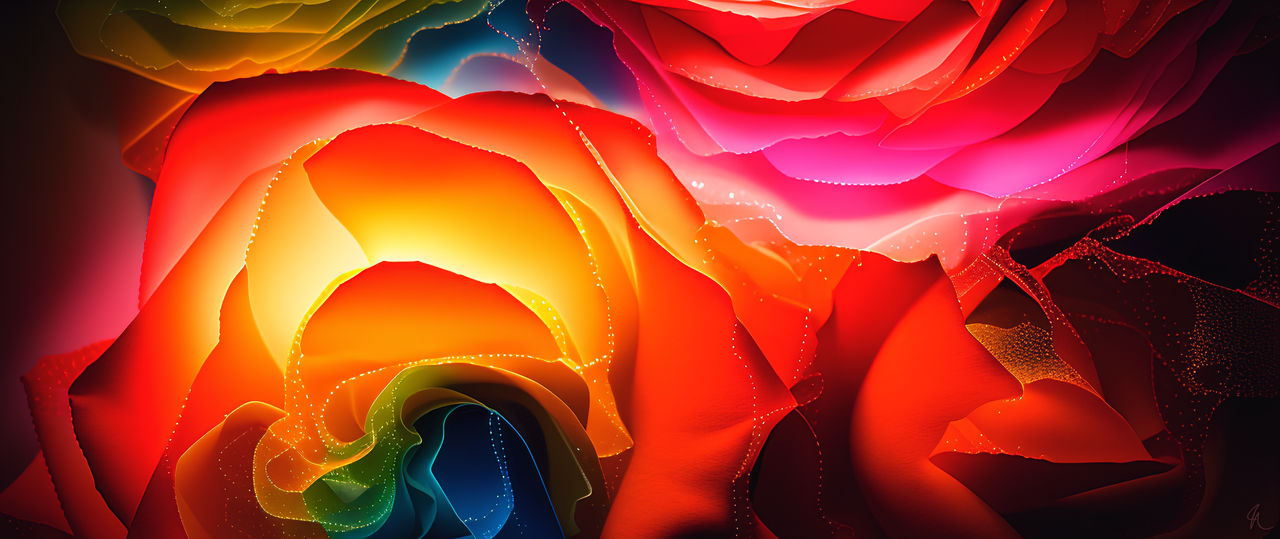 Rose Abstract by NeuralBlankes on DeviantArt