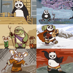 My Kung Fu Panda storyboard