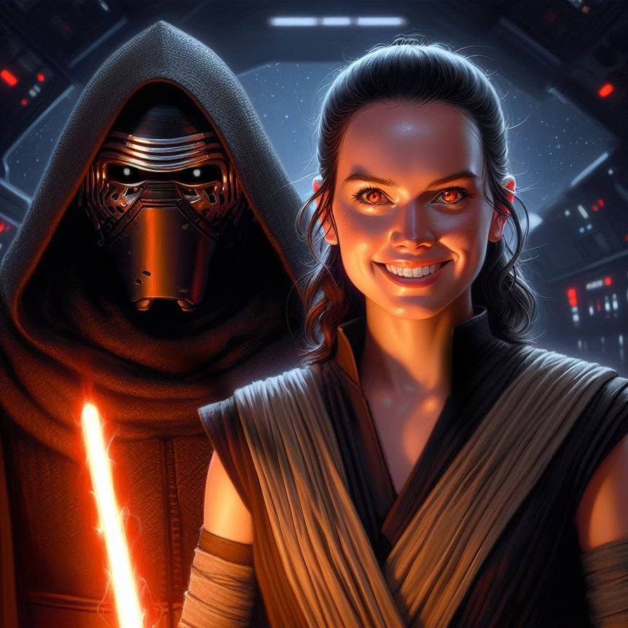 Sith Rey and Kylo Ren by ZhaliaCaldwellAi on DeviantArt