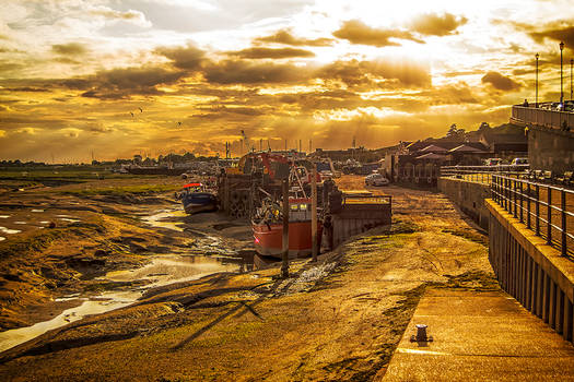 Sunset At Leigh On Sea