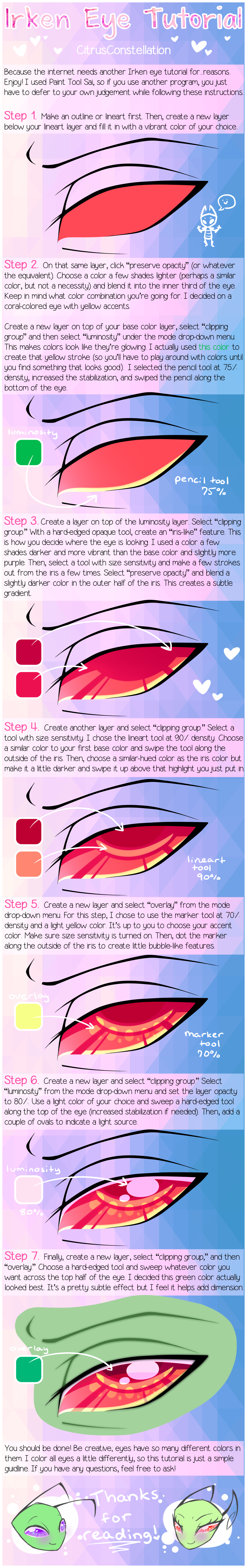 Irken Eye Tutorial By Citruskissed On Deviantart